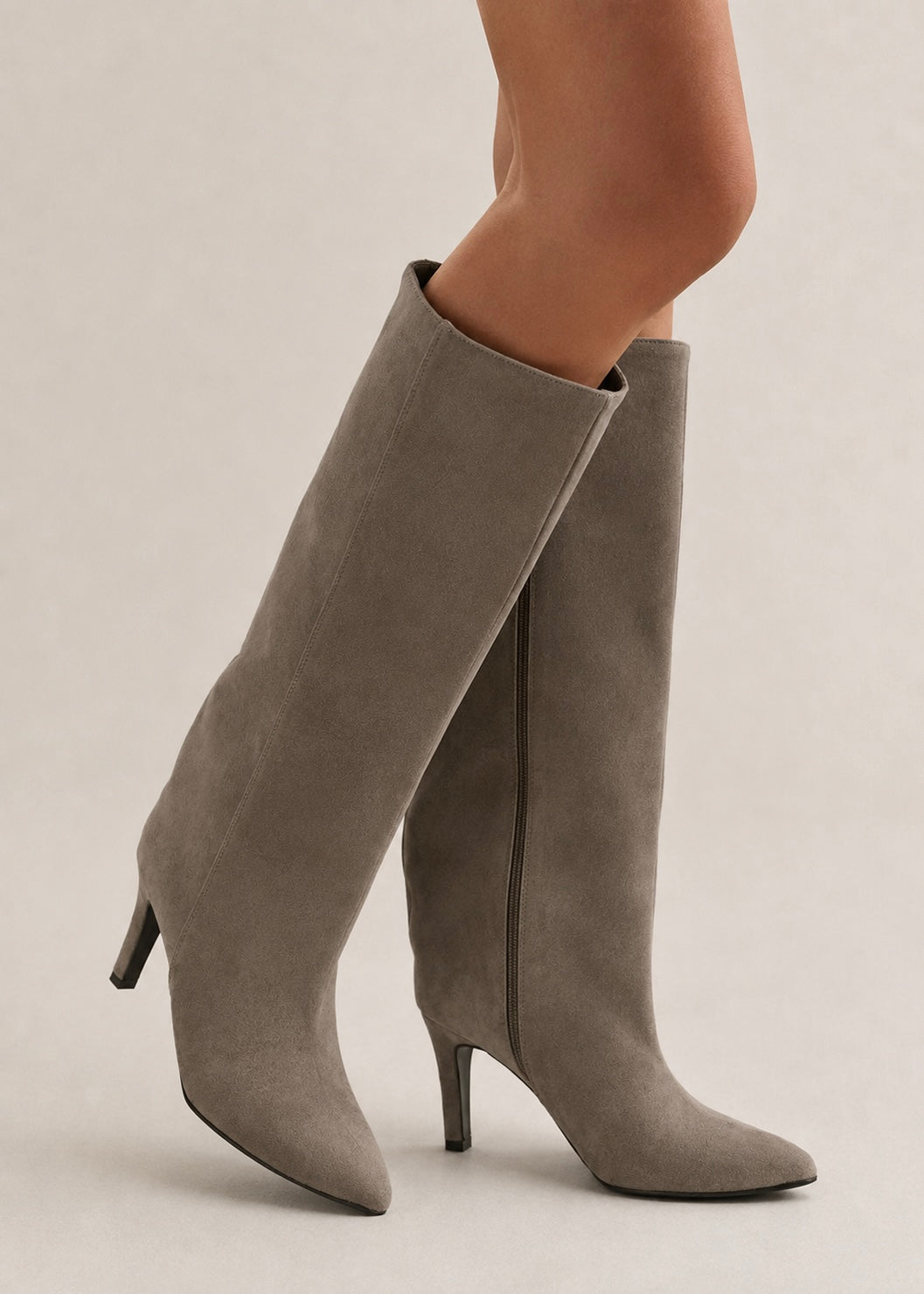 Noor Suède Boots Khaki