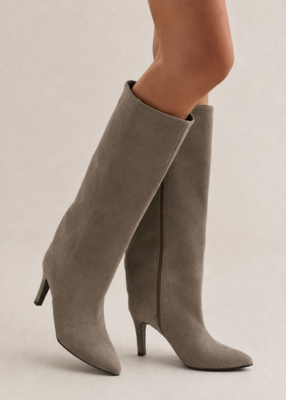 Noor Suède Boots Khaki