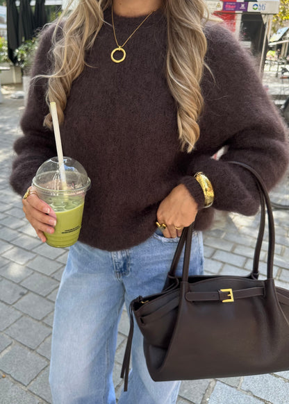 Ruby Kid Mohair Sweater Espresso