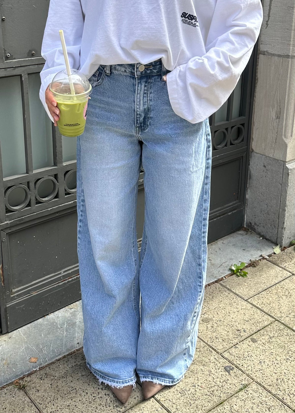 Lou Extra Wide Jeans Denim