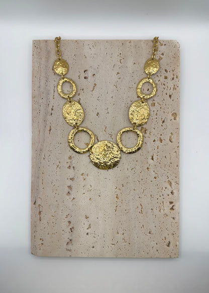 Lumi Statement Necklace Gold