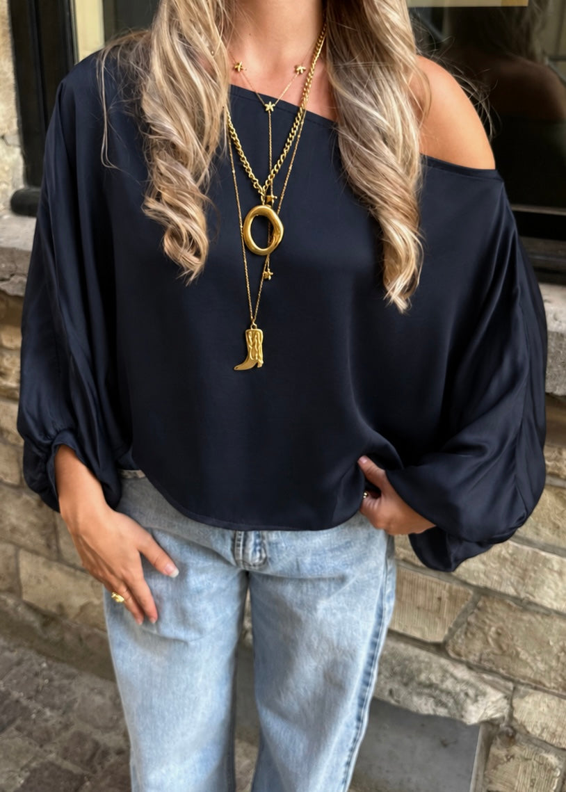 Fien Blouse Navy