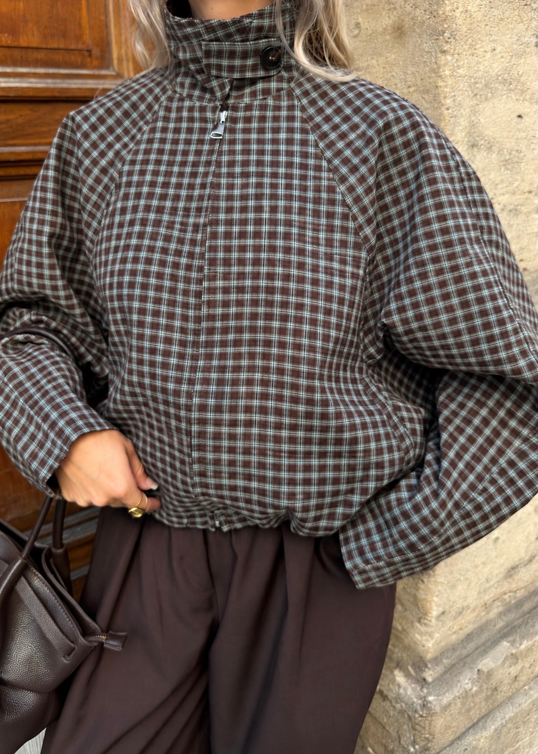 Indie Jacket Brown/Blue