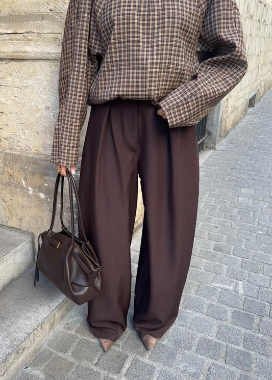 Evie Barrel Pantalon Brown