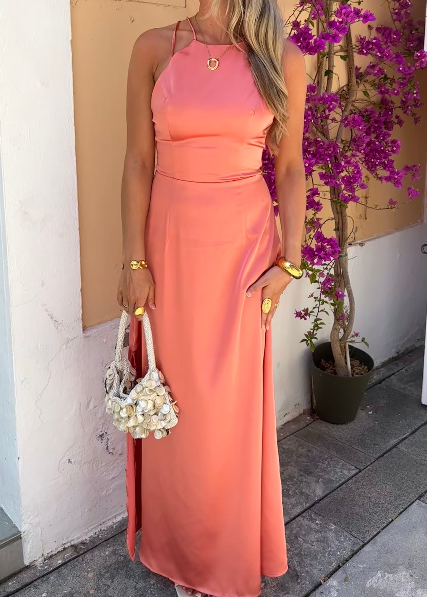 Millie Dress Coral