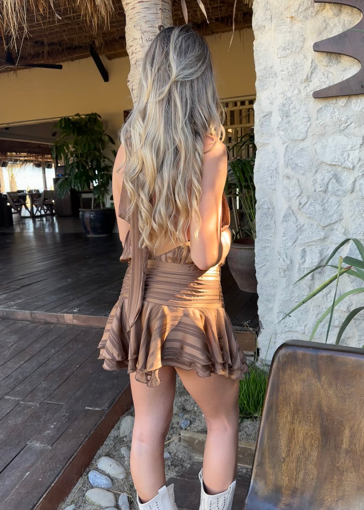 Gaia Dress Brown